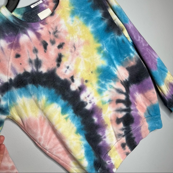 MOTHER Tie Dye Hugger Sweatshirt Crewneck Sweater - Picture 9 of 11